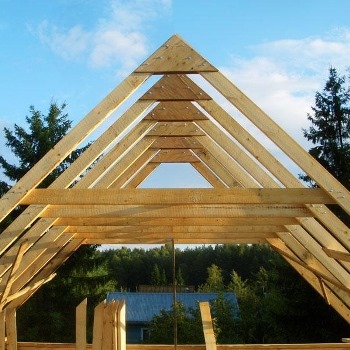 Стропильная система для двухскатной крыши своими руками