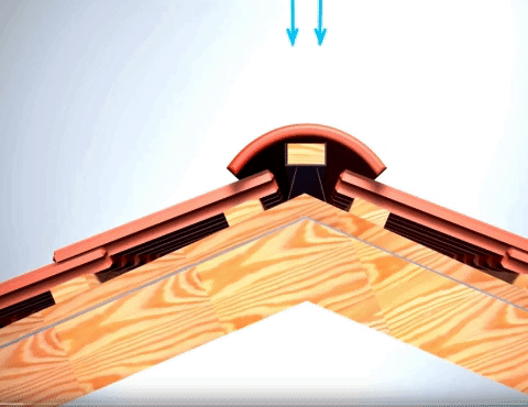 Обустройство вентиляции крыши из керамической черепицы