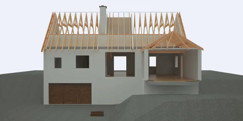 Как построить крышу пристройки к дому?